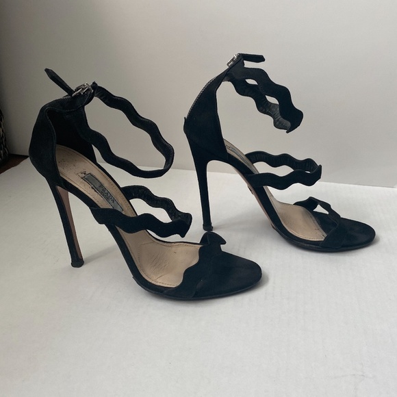 Prada Black Suede Heel - Picture 2 of 5